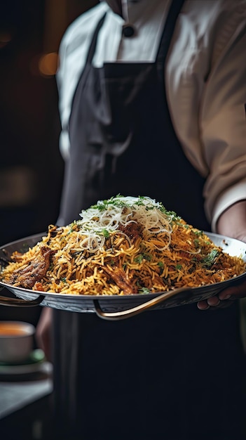 Biryani is een gemengd rijstgerecht