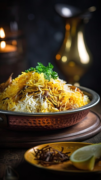 Biryani is een gemengd rijstgerecht