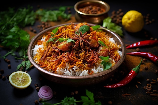 Biryani with Crispy Fried Onions