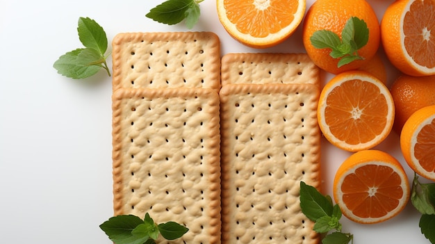 Biscuit flat cookies for snack coffee time