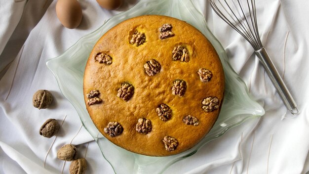 Biscuit met noten en dadels.