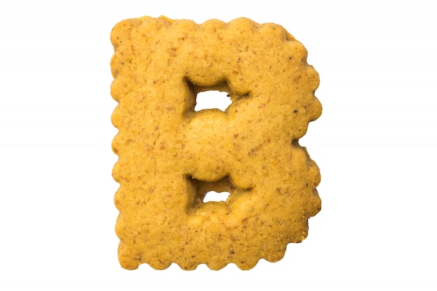 Biscuits letters. Words