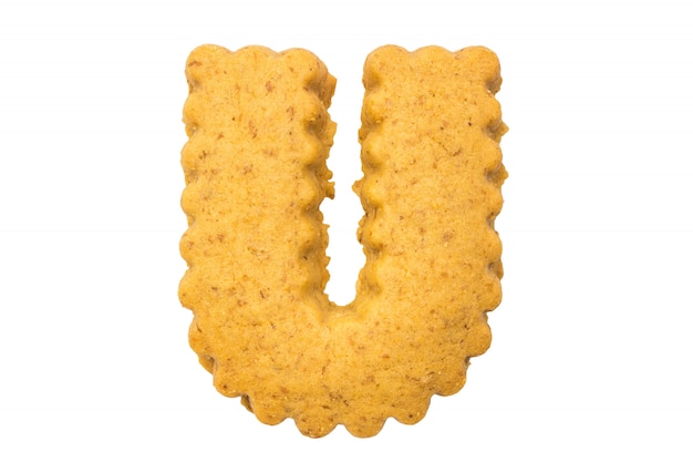 Biscuits letters. Words