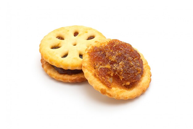 biscuits with pineapple jam