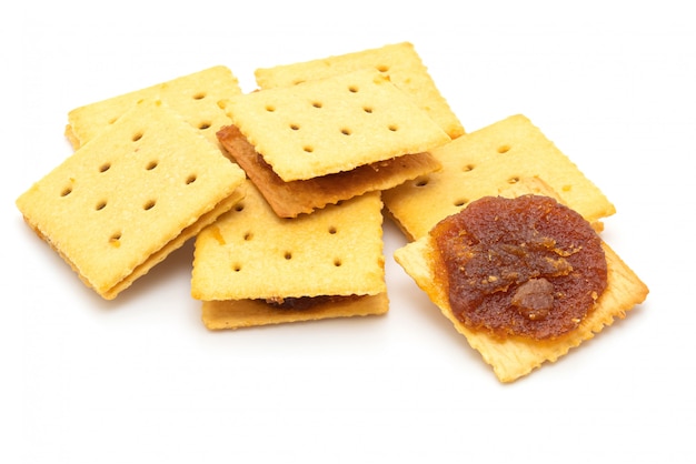 biscuits with pineapple jam