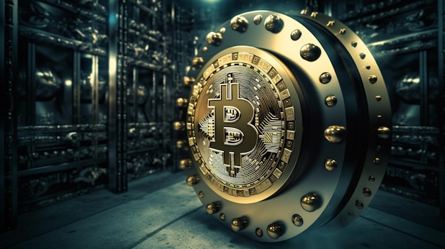 Bitcoin in Bank Vault