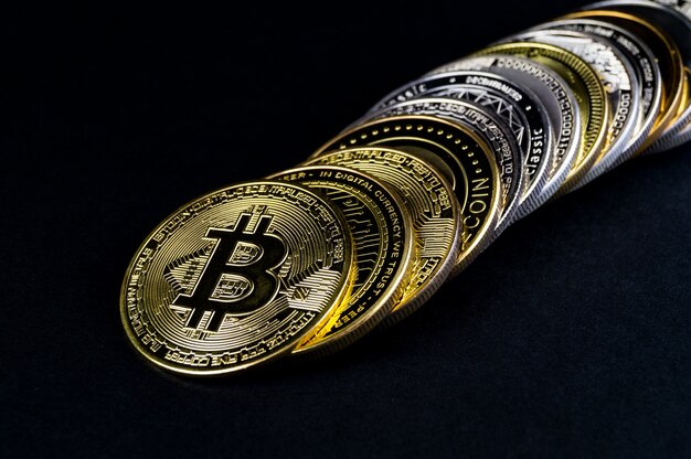 Bitcoin BTC cryptocurrency betaalmiddelen in de financiële sector
