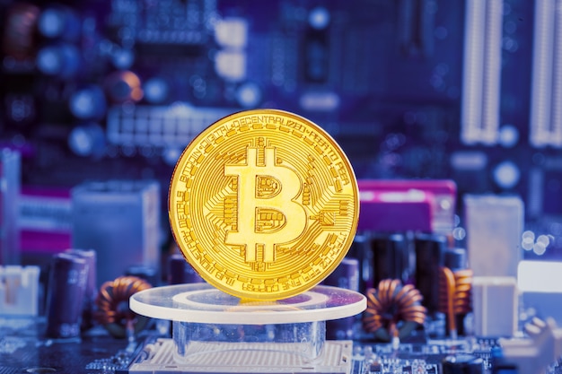 Bitcoin and a computer graphic card