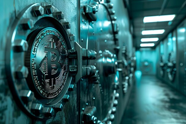 Bitcoin in the Context of a Vault Concept Cryptocurrency Storage Solutions Security Measures Digital Assets Financial Technology
