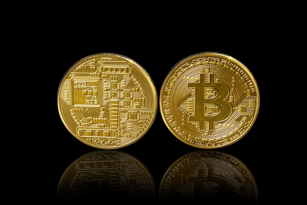 Bitcoin cryptocurrency coins