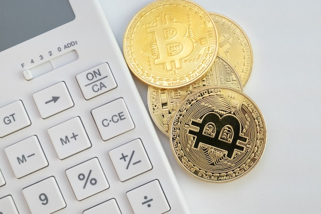 Bitcoin, digitale valuta blockchain, virtueel geld