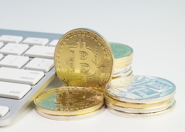 Bitcoin, digitale valuta blockchain, virtueel geld