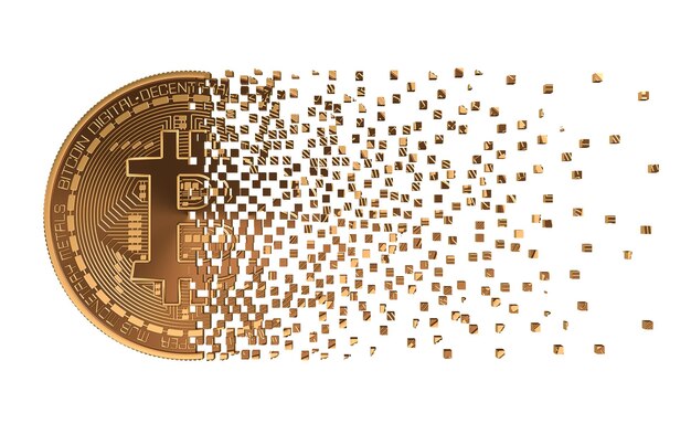 Bitcoin Falling Apart To Pixels