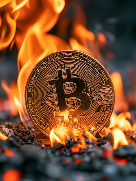 Bitcoin on fire