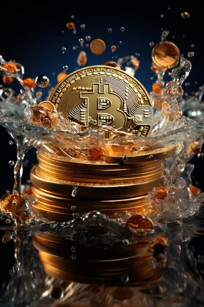 bitcoin high quality wall paper of crypto currency