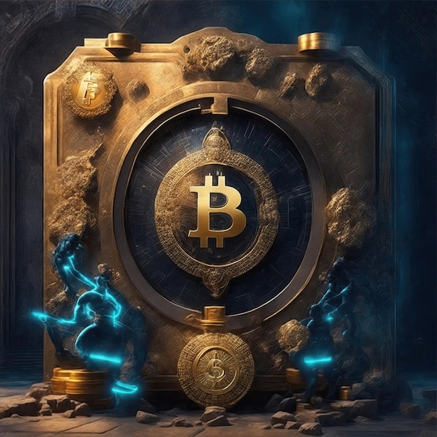 A Bitcoin inspired masterpiece blending art and technology