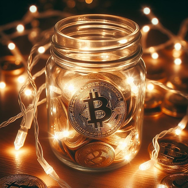 bitcoin in jar