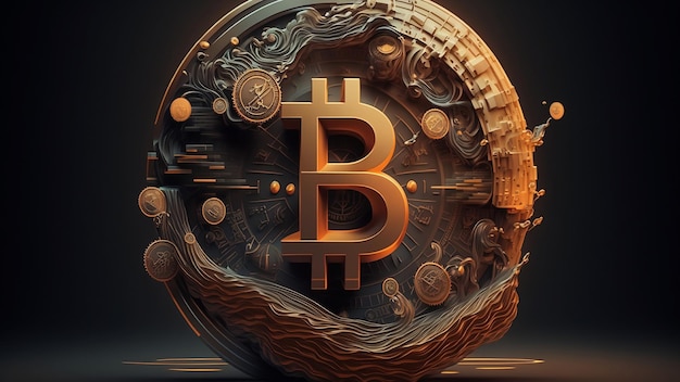 Bitcoin логотип