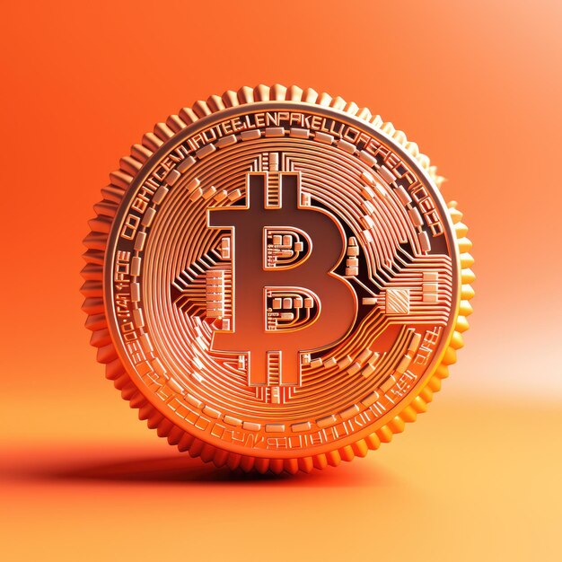 Bitcoin Oasis Unveiling the Alluring OrangeColor Background of Accumulation
