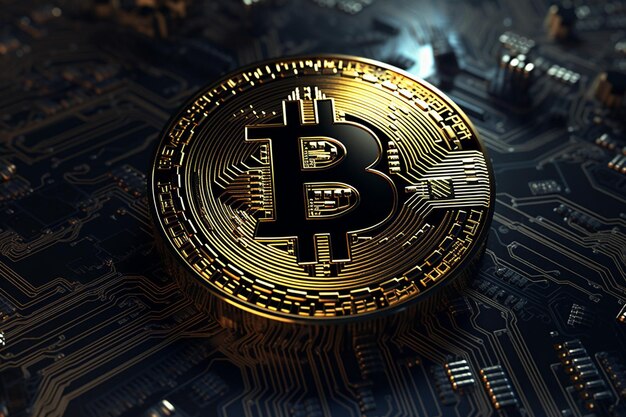 Bitcoin technology background