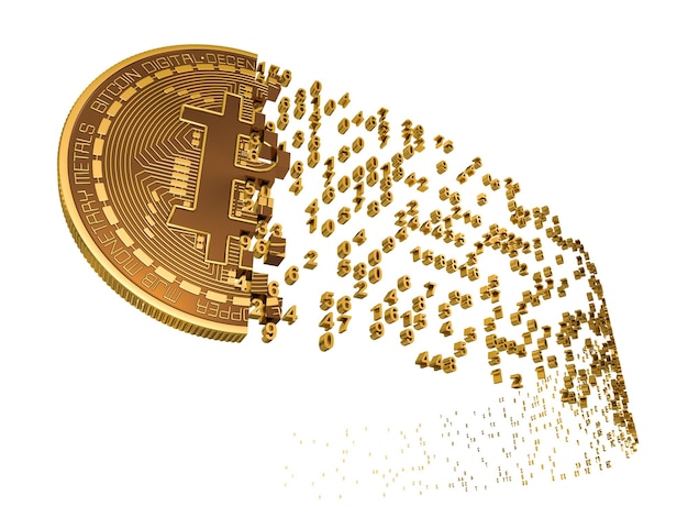 Bitcoin valt uiteen in cijfers