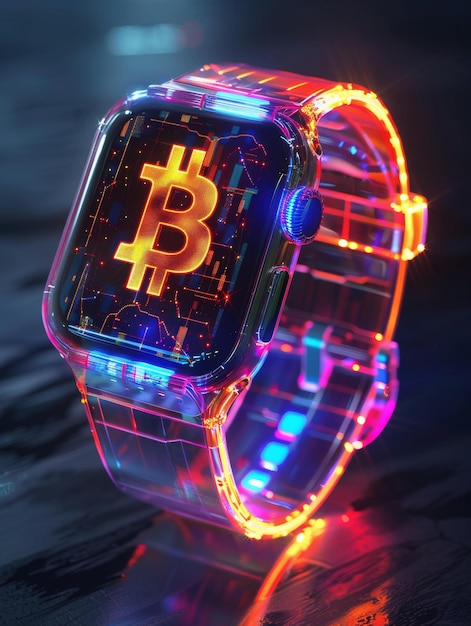 BitcoinAdorned Watch Illuminated