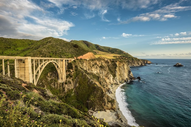 Bixby Bridge and Pacific Coast Highway