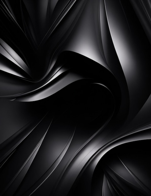 Black Abstract Art Image design