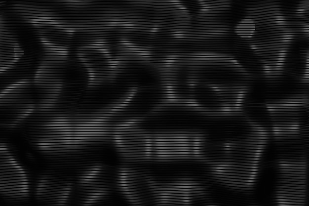 Foto sfondo nero astratto superficie del grunge rendering 3d di concetto di forma moderna