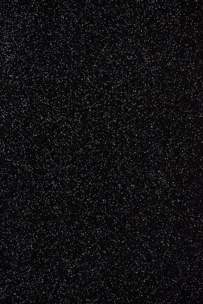 Foto sfondo nero luci astratte. glitter nero. sfondo nero lucido per i progettisti