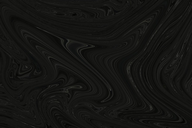 Black abstract liquid background, flowing paint effect, marble, liquid paints