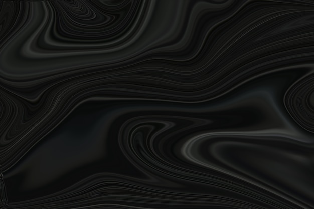 Black abstract liquid background, flowing paint effect, marble, liquid paints