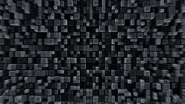 Black abstract squares backdrop black d abstract background with squares