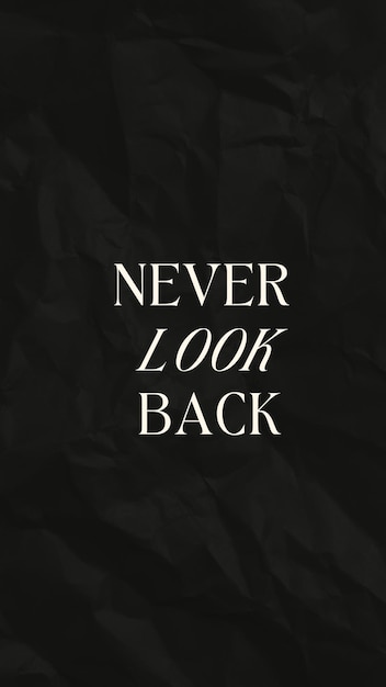 Foto black aesthetic motivational quote la tua storia 1