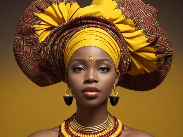 black African woman