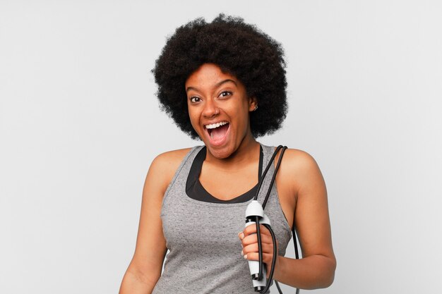 Photo black afro woman