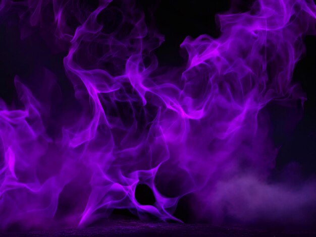 Фото Черный и фиолетовый огонь с пыльным фоном entertainmentimage
