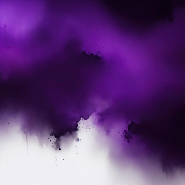 写真 黒と紫の水彩のテクスチャの背景の壁紙