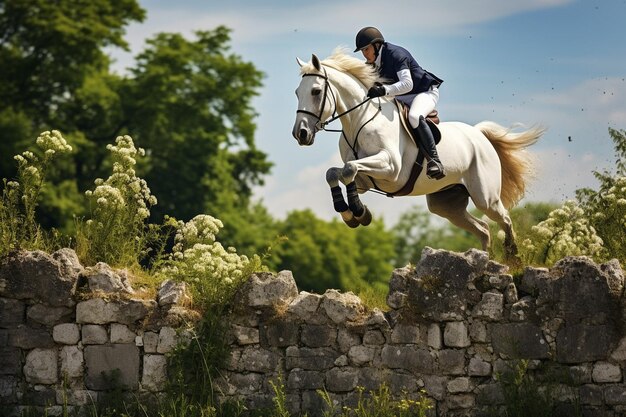 Фото Черно-белая фотография, изображающая силу и красоту лошади
