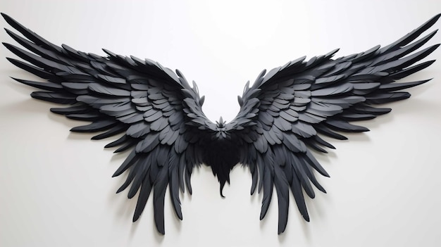 ブラック・アングル・ウィングス (Black Angle Wings) は人工知能 (AI) を生成する