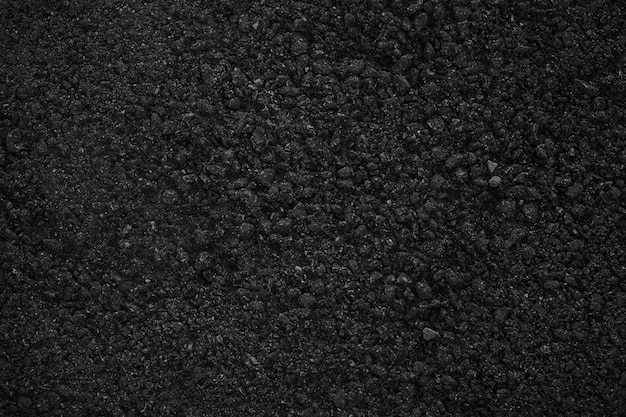 Black asphalt texture background