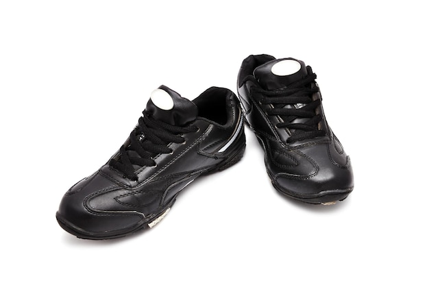 Black athletic shoes