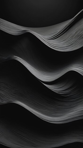 Черный фон темная черная волна гранж фон минимальный и современный серый фон текстуры