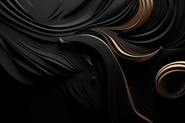 Black Background elegant modern Style