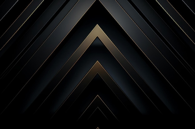 Photo black background geometric triangle abstract design