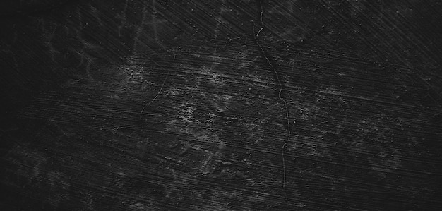 Черный фон из натурального мазка кистью текстурированный цемент или камень старый Ужас Цементная текстура Гранж страшный фон Стена Бетон Старый черный