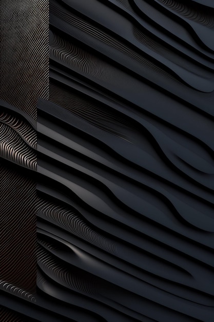 Photo black background with 3d curve design wallpaper background