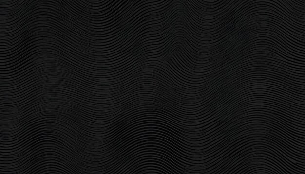 Photo a black background with a black background that has a wavy pattern