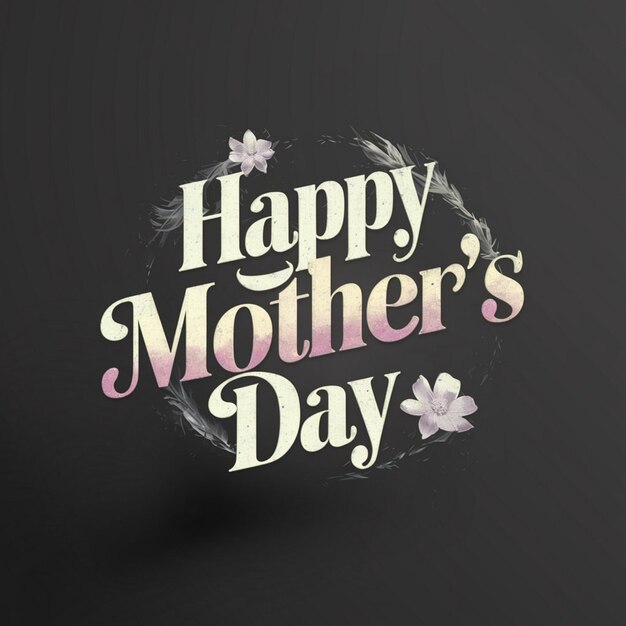 a black background with a black background with a quote from happy mothers day