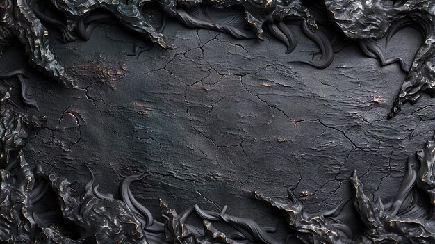 a black background with a black textured surface with the texture of the surface